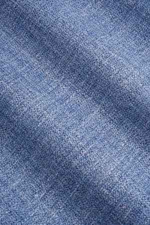 Light Blue Wool Silk Linen